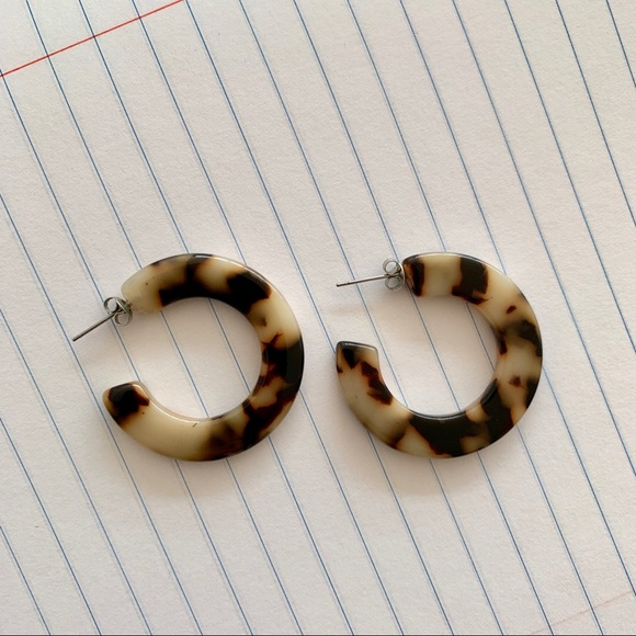 machete Jewelry - Machete Italian Acetate Hoop Earrings